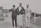 1927 - Manuel Bandeira, Ascenso Ferreira e Mário de Andrade na fazenda de Tarsila do Amaral