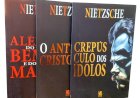 Kit 3 Livros de Nietzsche, Crepúsculo dos Ídolos, O Anticristo, Além do Bem e do Mal