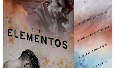 Box Série Elementos, Brittainy C. Cherry, Box com 4 Livros Seminovos