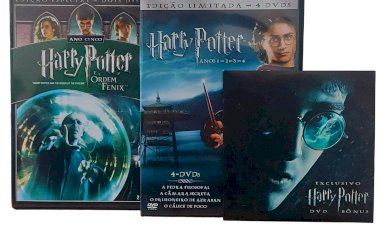 Dvd Harry Potter Anos 1 - 5, Edição Especial, 6 DVDs