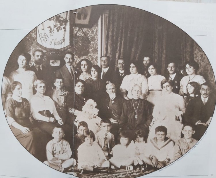 1900 - Barão Ataliba Nogueira e família na Fazenda Santa Ursula - Jaguariúna, Sp
