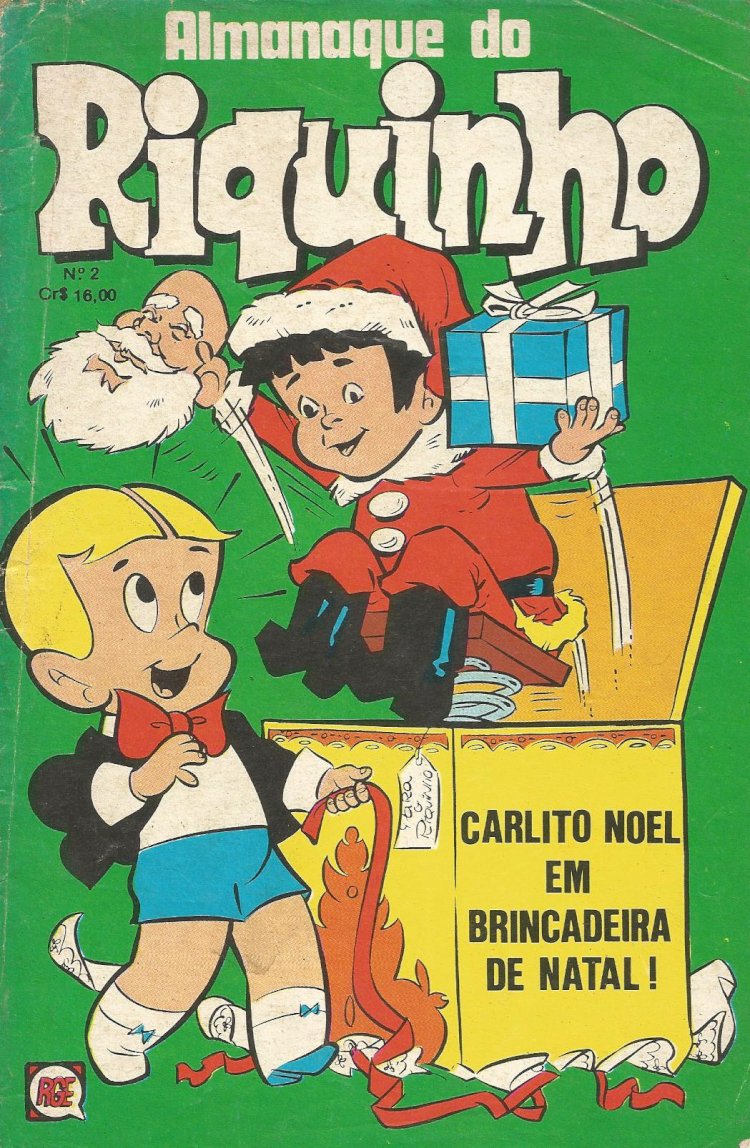 Compre aqui o Almanaque do Riquinho Número 2 (1978), Carlito Noel em Brincadeira de Natal