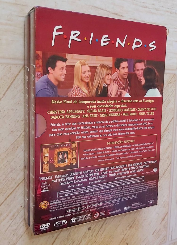 Compre aqui o Dvd - Friends - A Décima Temporada Completa (4 discos)