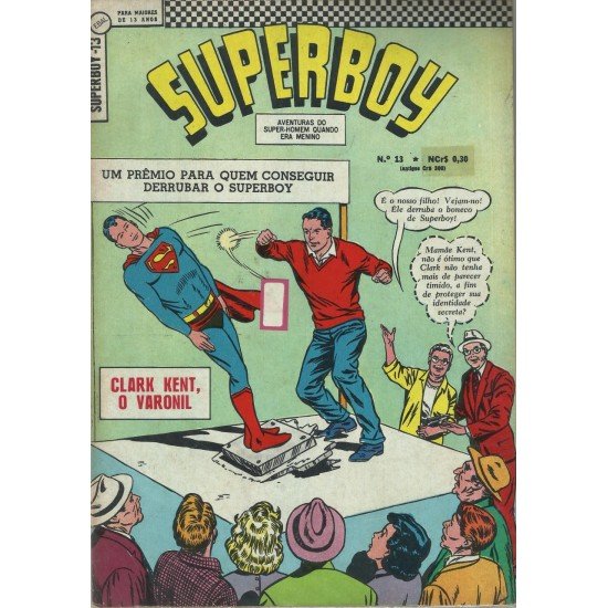 Compre aqui o HQ - Superboy 13 - Clark Kent, O Varonil
