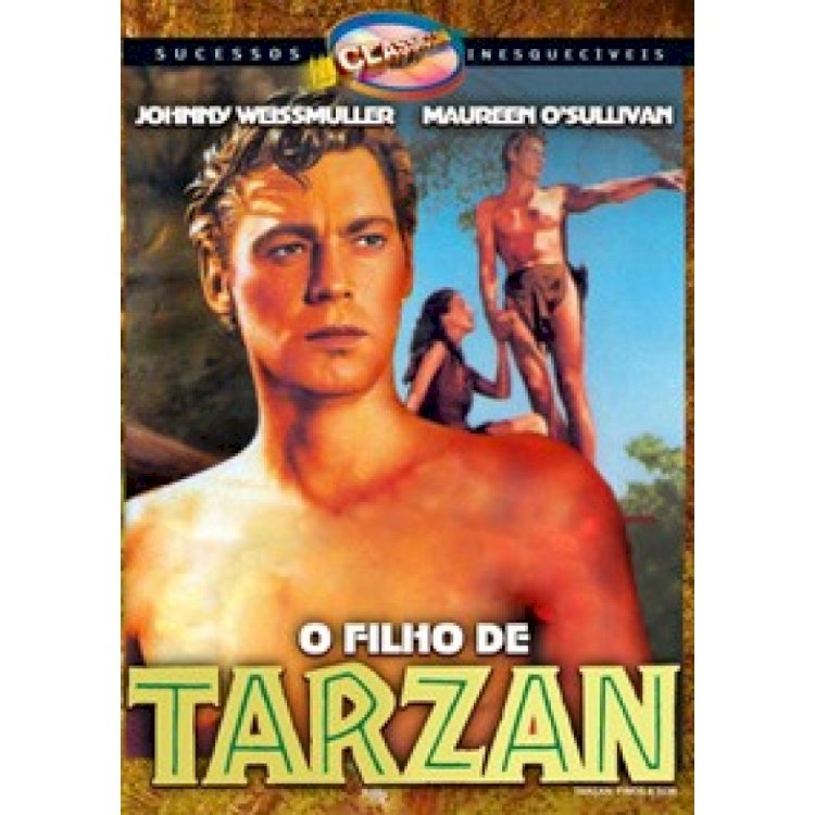 Compre aqui o Dvd - O Filho de Tarzan - Johnny Weissmuller, Maureen O'Sullivan