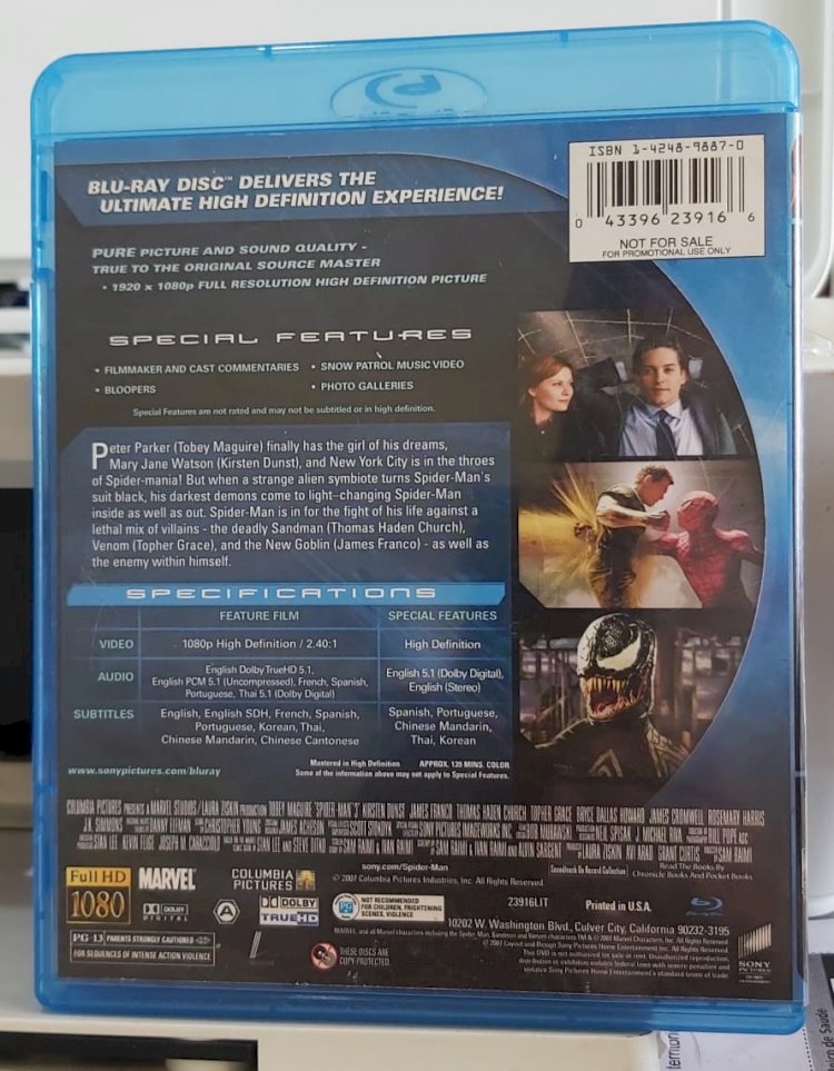 Compre aqui o Blu-Ray Spider-Man 3 - Every Hero Has a Choice