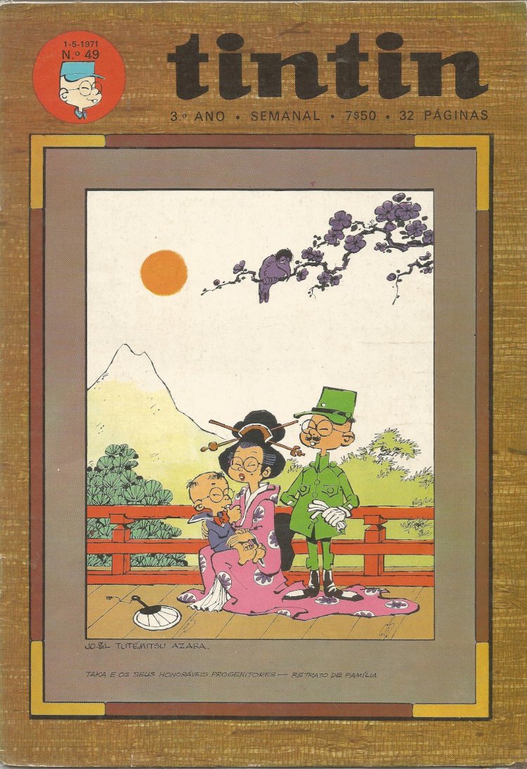 Compre aqui o Gibi Tintin Numero 49 (1973), Hergé