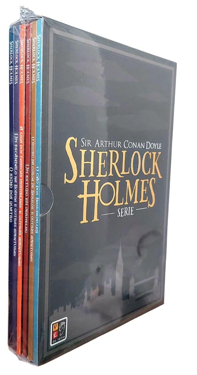 Box Sherlock Holmes, Serie, 6 Livros, Arthur Conan Doyle