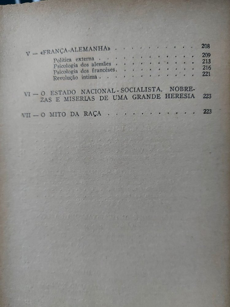 Os Mitos Hitleristas, Problemas da Alemanha Contemporânea, François Perroux, Edição de 1937