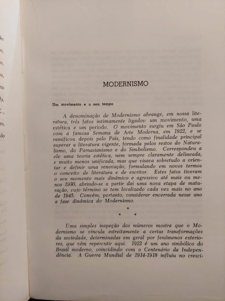 Modernismo, Presença da Literatura Brasileira, Antonio Candido, J. Aderaldo Castello