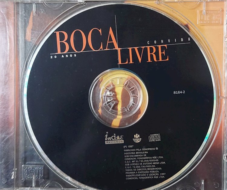Cd Boca Livre Convida, 20 Anos