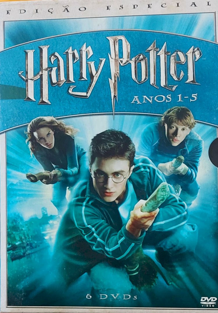 Dvd Harry Potter Anos 1 - 5, Edição Especial, 6 DVDs