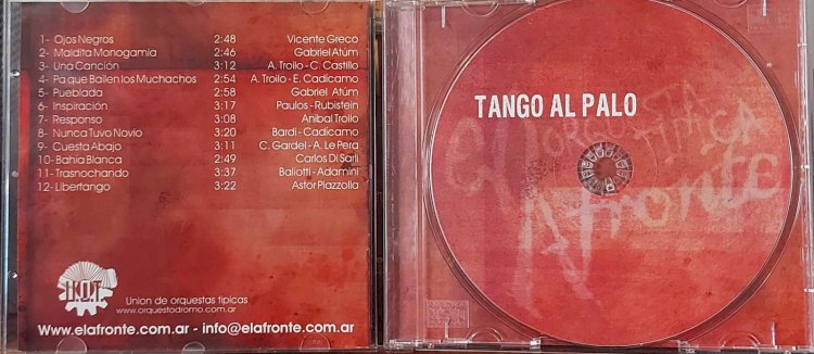 Cd Orquestra Tipica El Afronte, Tango El Palo, Importado Argentina