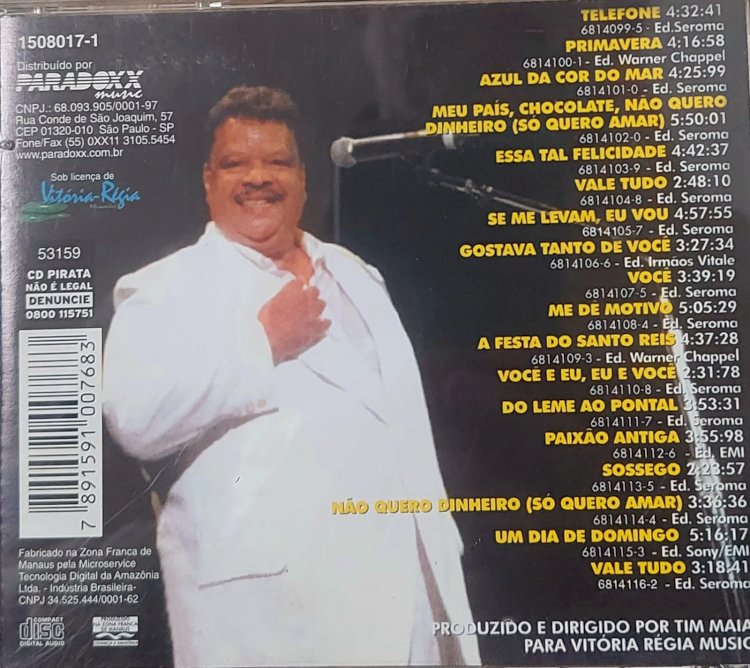Cd Tim Maia Ao Vivo 2. Adquira pelo Whats 11 912915070