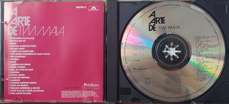 Cd A Arte de Tim Maia. Adquira pelo Whats 11 912915070