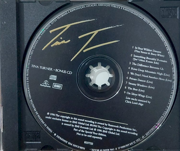 Cd Tina Turner, Bonus, Wildest Dreams, Importado USA