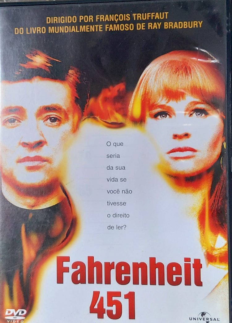 Dvd Fahrenheit 451, Direção de François Truffaut, do Livro de Ray Bradbury