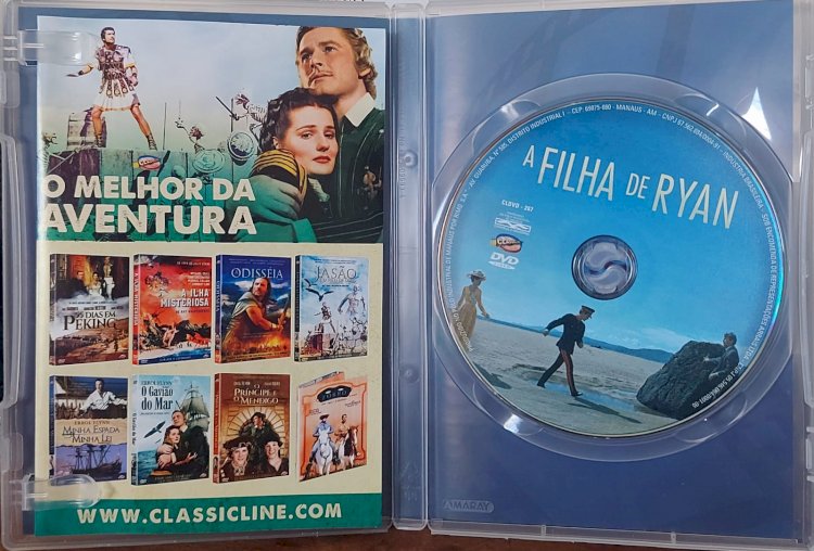 Dvd A Filha de Ryan, Robert Mitchum, Sarah Miles, Direção de David Lean