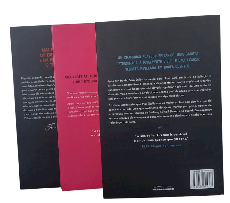 Coleção Christina Lauren, 3 Livros, Cretino Irresistível, Cretina Irresistível, Estranho Irresistível - Seminovos