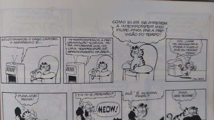 Garfield Em Peso, Jim Davis, Cedibra, Edição 1982