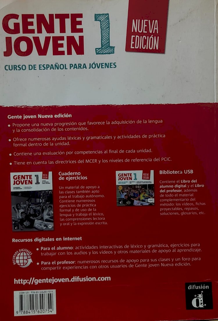 Gente Joven 1 Nueva Edición 1 + CD, Curso De Espanhol Para Jovens, Livro Do Aluno, Encina Alonso Arija - Compra rápida pelo Wts 11 912915070