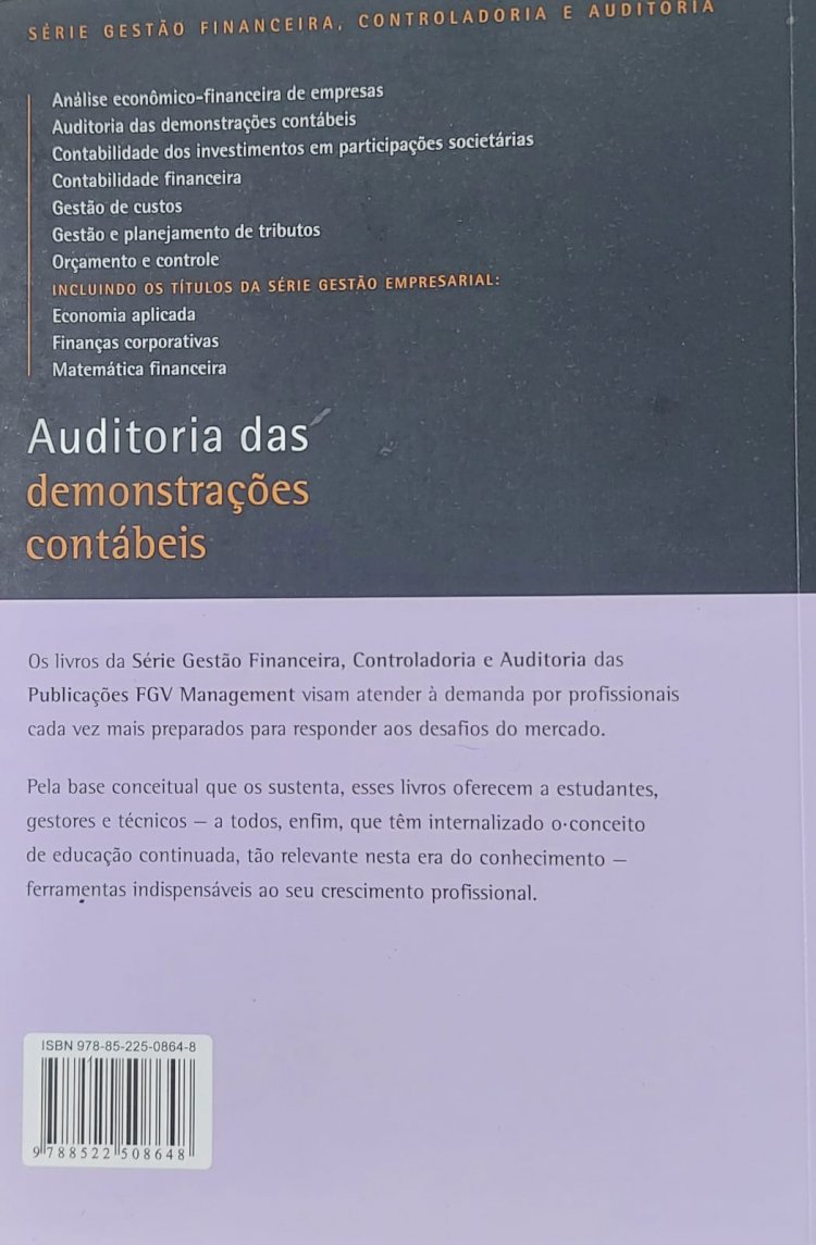 Auditoria das Demonstrações Contáveis, José Hernandez Perez Junior. Adquira pelo Whats 11 912915070