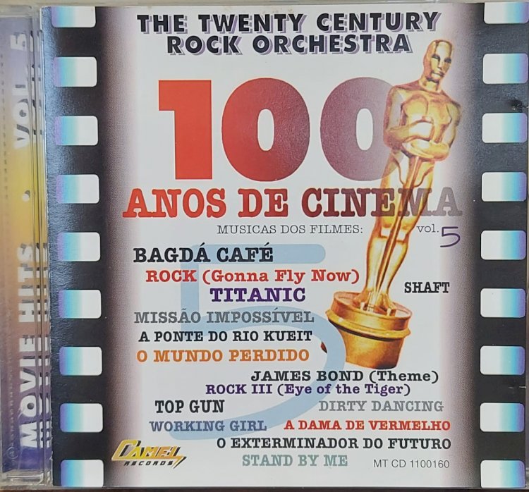 Cd 100 Anos de Cinema, Volume 5, The Twenty Century Rock Orchestra. Adquira pelo Whats 11 912915070