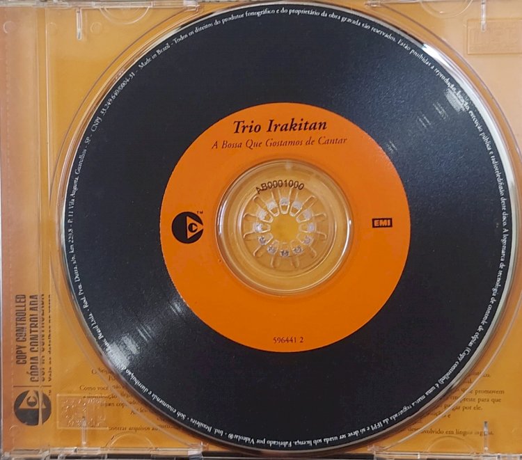 Cd Trio Irakitan, A Bossa Que Gostamos de Cantar. Adquira pelo Whats 11 912915070
