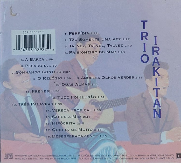 Cd Trio Irakitan, Meus Momentos. Adquira pelo Whats 11 912915070