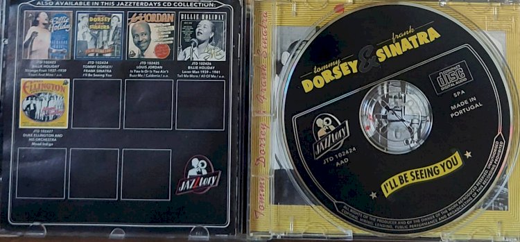 Cd Tommy Dorsey e Frank Sinatra, I'll Be Seeing You. Adquira pelo Whats 11 912915070