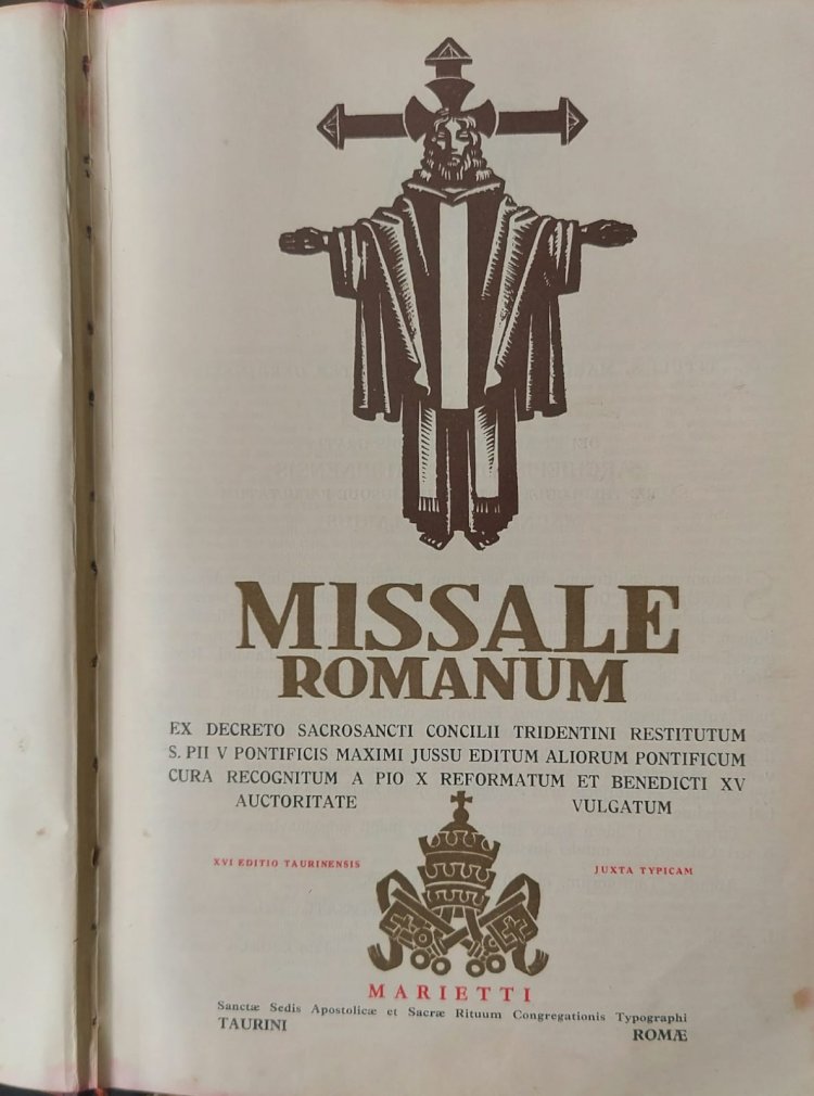 Missale Romanum Ex Decreto Sacrosancti, Marietti, Maurilius, Tituli S. Marcelli S. R. E. Presbyter Cardinalis. Adquira pelo Whats 11 912915070