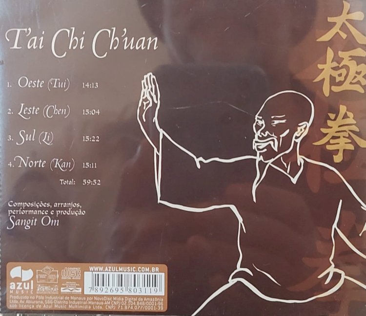 Cd Tai Chi Chuan, Sangit Om. Adquira pelo Whats 11 912915070