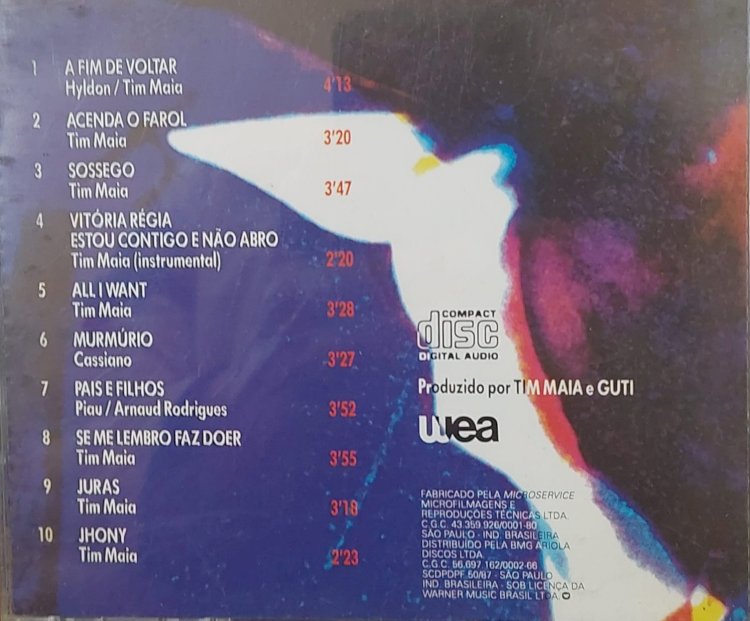 Cd Tim Maia, Sossego. Adquira pelo Whats 11 912915070
