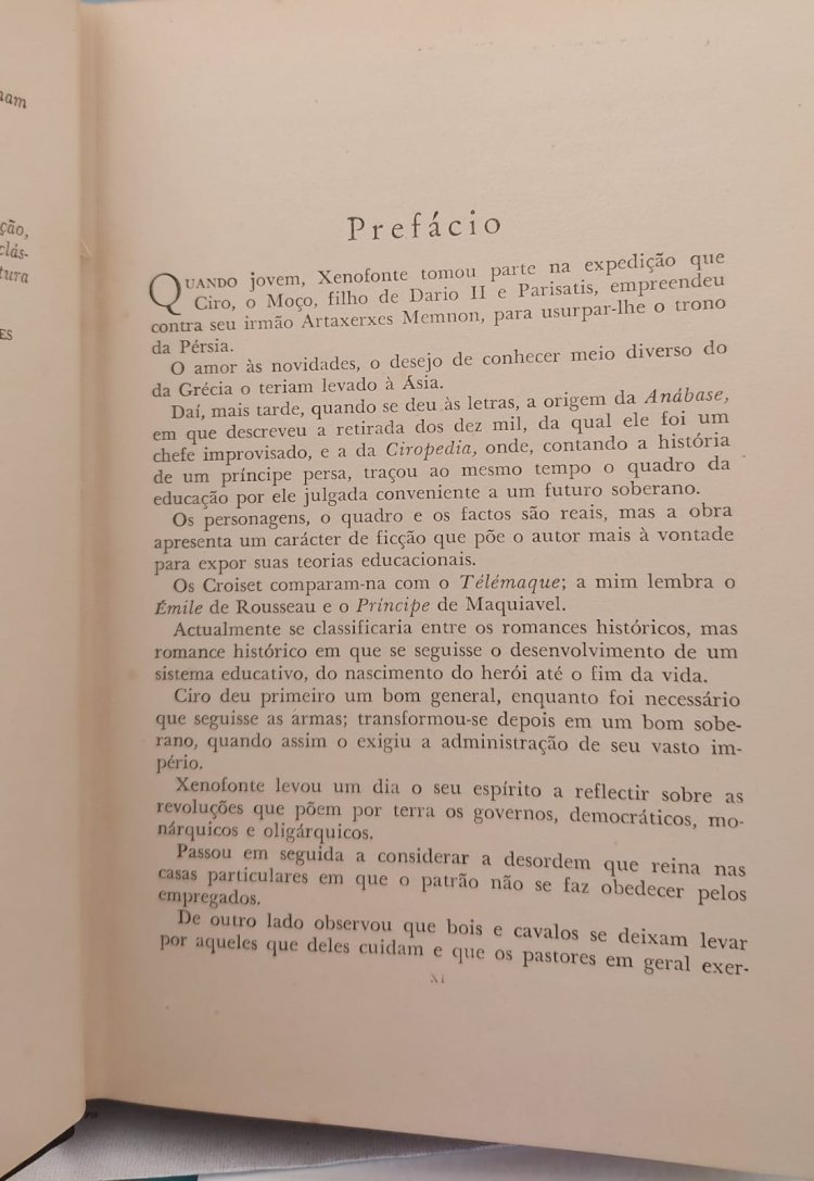 Ciropedia, Xenofonte, Edição de 1949. Adquira pelo Whats 11 912915070