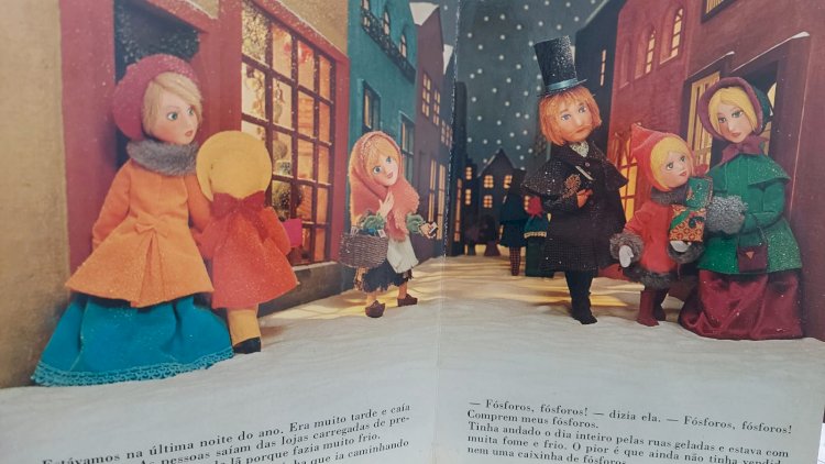A Pequena Vendedora de Fósforos, Hans Christian Andersen, Ilustrações de Rose Art Studios. Adquira pelo Whats 11 912915070
