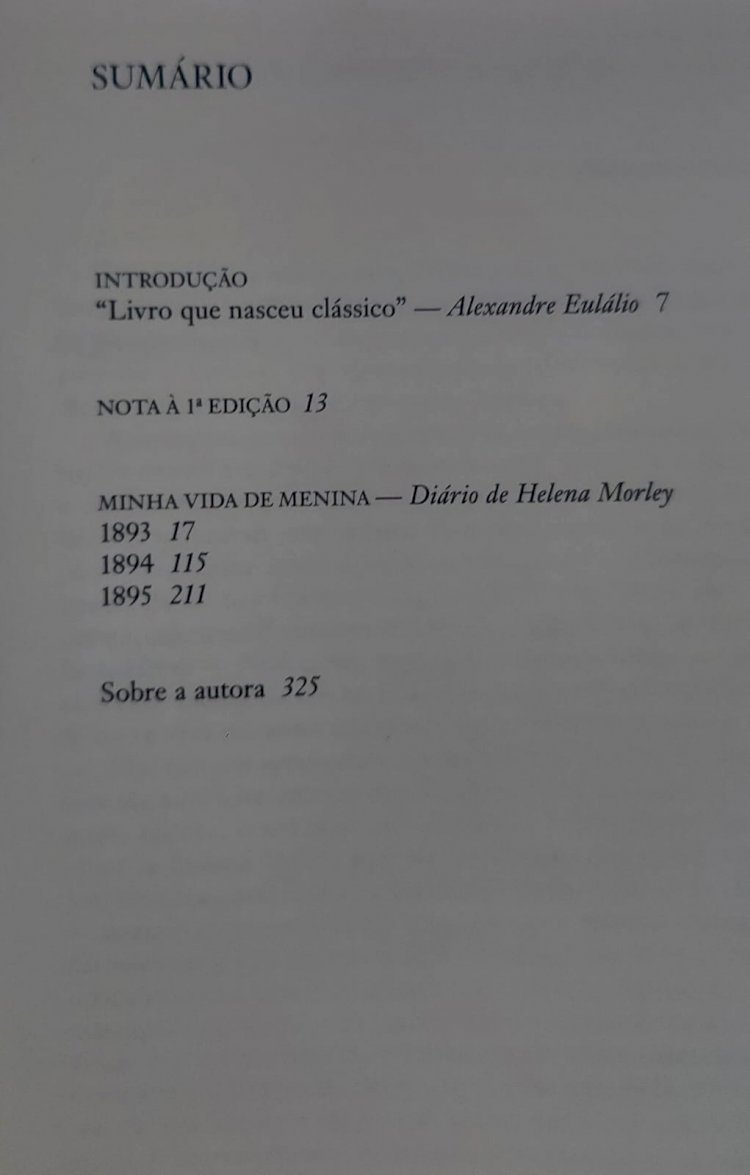 Minha Vida de Menina, Helena Morley. Adquira pelo Whats 11 912915070