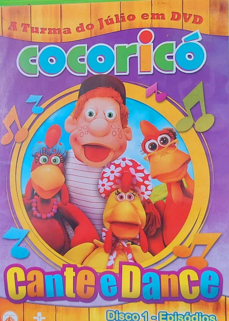Dvd Cocoricó, Cante e Dance, Disco 1 - 4 Episódios, A Turma do Júlio em Dvd. Adquira pelo Whats 11 912915070