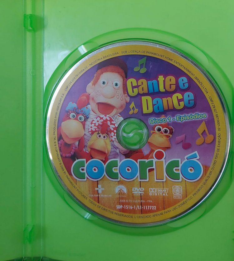 Dvd Cocoricó, Cante e Dance, Disco 1 - 4 Episódios, A Turma do Júlio em Dvd. Adquira pelo Whats 11 912915070