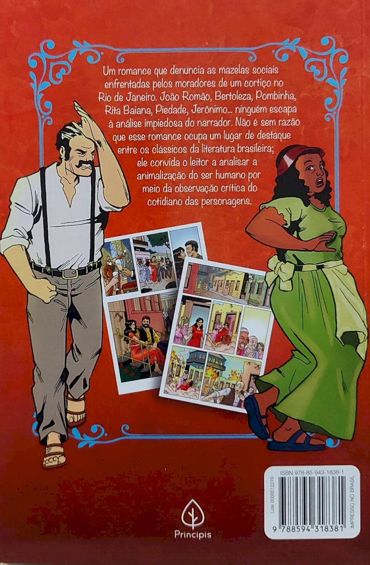 O Cortiço em Quadrinhos, Aluísio Azevedo. Adquira pelo Whats 11 912915070