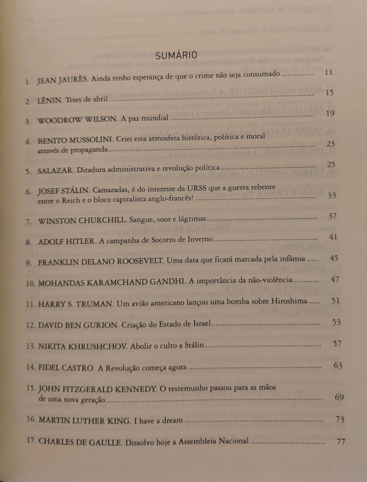Discursos que Mudaram o Mundo, Coleção Folha Livros Que Mudaram o Mundo, Adquira pelo Whats 11 912915070