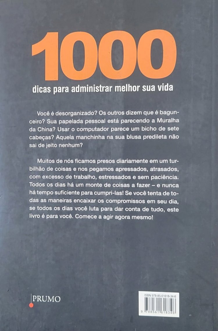 1000 Dicas Para Administrar Melhor Sua Vida, Jamie Novak. Adquira pelo Whats 11 912915070