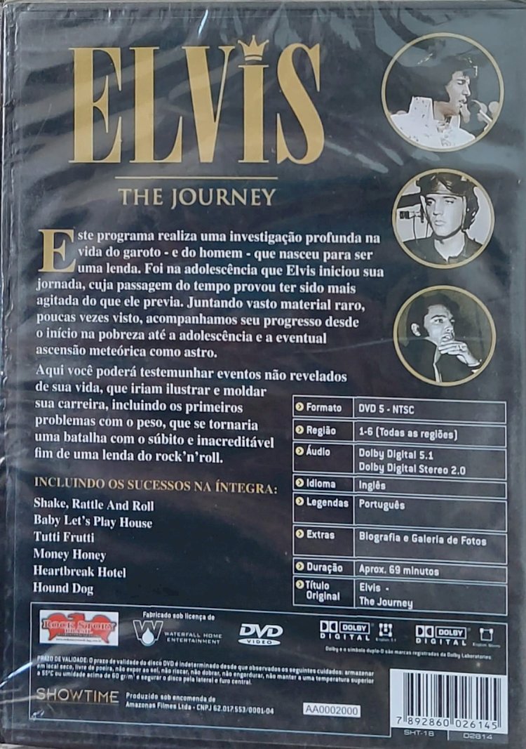 Dvd Elvis, The Journey, Lacrado. Adquira pelo Whats 11 912915070