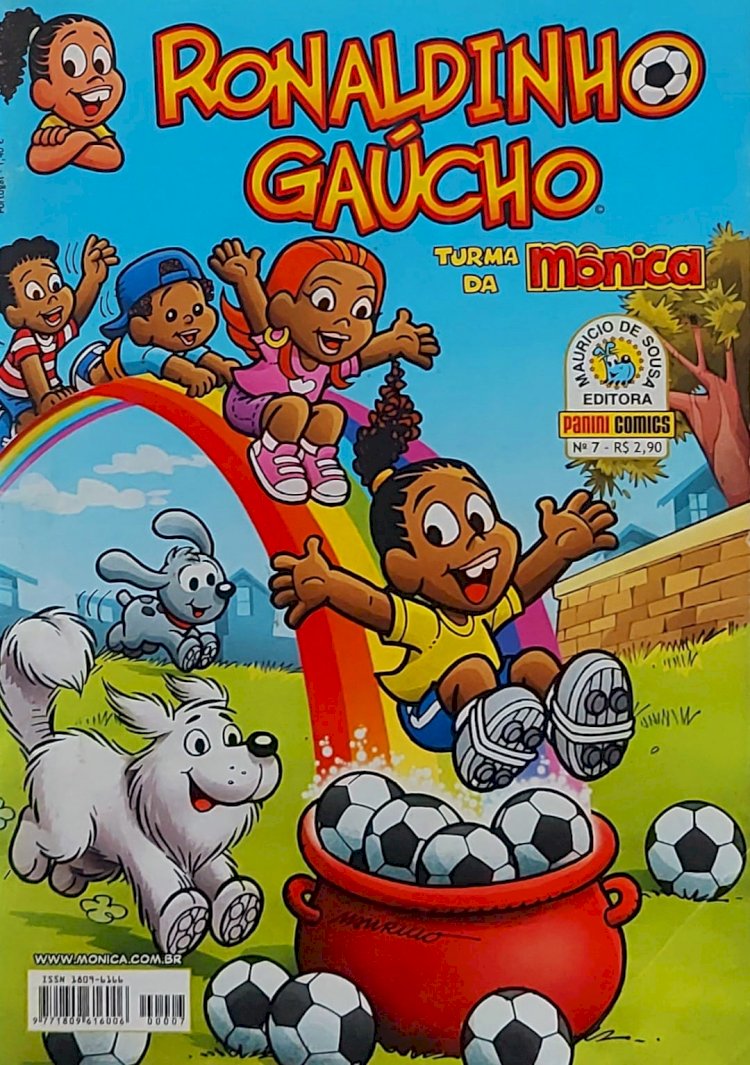 Ronaldinho Gaúcho Numero 7, Turma da Mônica, Mauricio de Sousa. Adquira pelo Whats 11 912915070