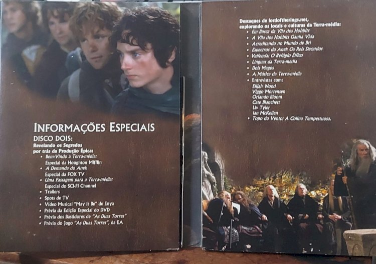 Dvd O Senhor dos Anéis, A Sociedade do Anel, Versão Widescreen, Dvd Duplo