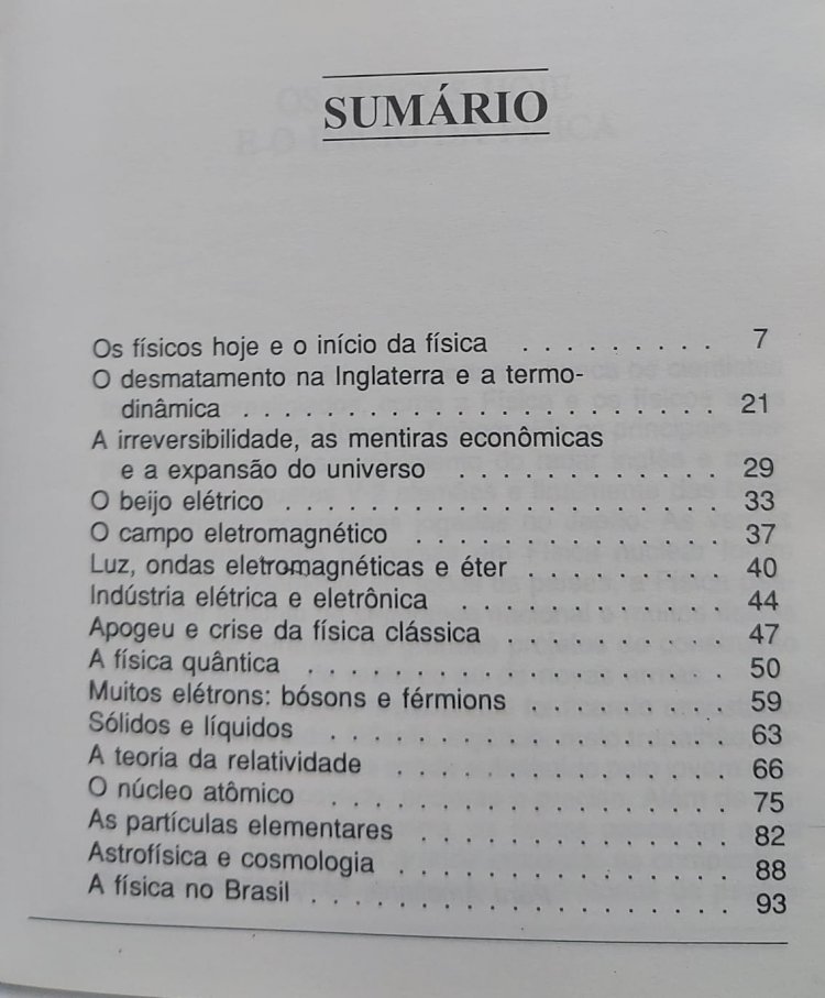 O Que É Física, Ernst W. Hamburger. Adquira pelo Whats 11 912915070