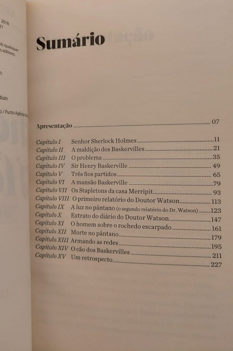 Sherlock Holmes, O Cão dos Bakervilles, Arthur Conan Doyle. Adquira pelo Whats 11 912915070