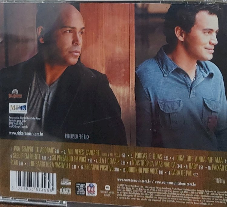 Cd Rick e Renner, Tudo de Bom, As Melhores, Volume 2. Adquira pelo Whats 11 912915070