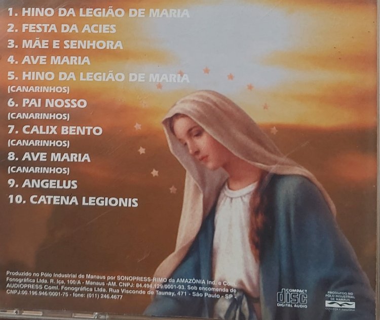 Cd Hino da Legião de Maria. Adquira pelo whats 11 912915070