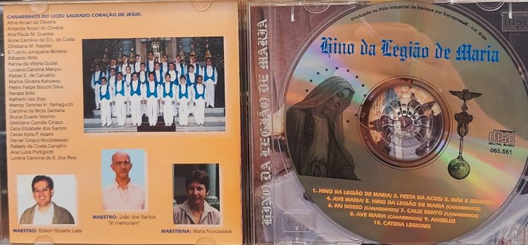 Cd Hino da Legião de Maria. Adquira pelo whats 11 912915070