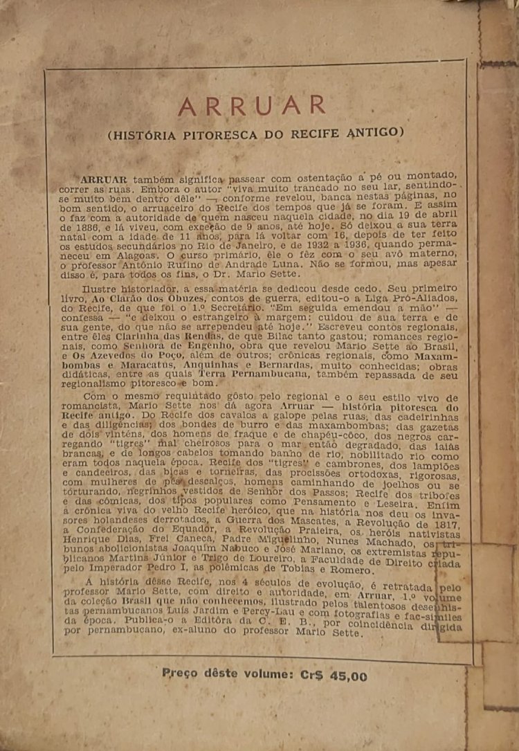 Apresentação da Poesia Brasileira, Manuel Bandeira, Seguida de Uma Pequena Antologia. Prefácio de Otto Maria Carpeaux, Edição de 1946. Adquira pelo Whats 11 912915070